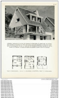 Architecture Ancien Plan D'une Villa à PERROS GUIREC ( Architecte Gelis Et Coulombeau à Paris Et à Perros Guirec  ) - Architektur