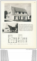 Architecture Ancien Plan D'une Villa à  BENODET    ( Architecte Mevel Et Lemoine à Quimper   ) - Arquitectura