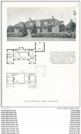 Architecture Ancien Plan D'une Villa à CHAMBOURCY   ( Architecte Jacques Regnault  ) - Arquitectura