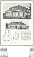 Architecture Ancien Plan D'une Villa Au GOLF DE SAINT NOM LA BRETECHE   ( Architecte S Duchemin Et Morin   ) - Architettura