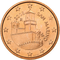 Saint Marin , 5 Euro Cent, 2008, Rome, Cuivre Plaqué Acier, FDC, KM:442 - San Marino