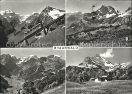 11849140 Braunwald GL Sessellift Bergbahn Teilansichten Braunwald - Sonstige & Ohne Zuordnung