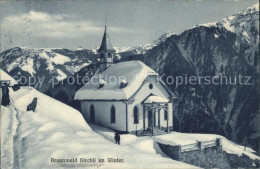 11758610 Braunwald GL Kirchli Im Winter Braunwald - Autres & Non Classés