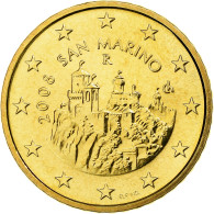 Saint Marin , 50 Euro Cent, 2008, Rome, Laiton, FDC, KM:484 - San Marino