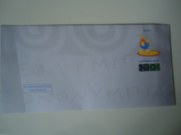 GREECE  MNH PREPAID COVER MASCOTS OLYMPIC GAMES ATHENS 2004 WRESTLING - Zomer 2004: Athene
