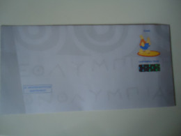 GREECE  MNH PREPAID COVER MASCOTS OLYMPIC GAMES ATHENS 2004 WRESTLING - Summer 2004: Athens