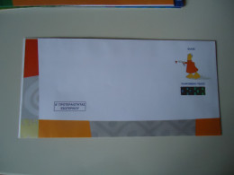 GREECE  MNH PREPAID COVER MASCOTS OLYMPIC GAMES ATHENS 2004 ARTISTIC GYMNASTIGS - Verano 2004: Atenas