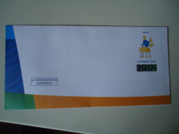 GREECE  MNH PREPAID COVER MASCOTS OLYMPIC GAMES ATHENS 2004 TAEKWONDO - Zomer 2004: Athene