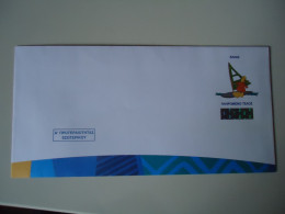 GREECE  MNH PREPAID COVER MASCOTS OLYMPIC GAMES ATHENS 2004 SAILING - Verano 2004: Atenas