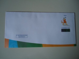 GREECE  MNH PREPAID COVER MASCOTS OLYMPIC GAMES ATHENS 2004 BEACH VOLLEYBALL - Zomer 2004: Athene