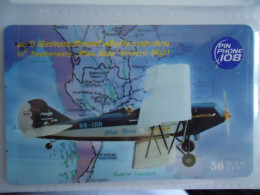 THAILAND USED CARDS PIN 108  AIRPLANES - Flugzeuge