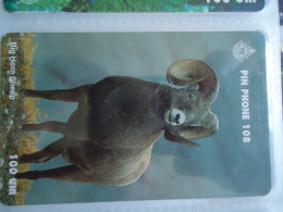 THAILAND USED  CARDS PIN 108 ANIMALS  ELK - Dschungel