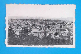 Cp, Luxembourg, ESCH-SUR-ALZETTE, Vue Sur La Ville Et Les Usines, Vierge, Ed. Messageries Paul Kraus - Esch-Alzette