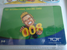 THAILAND USED CARDS  CARDS PIN 108 ADVERSTISING COMICS - BD