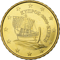 Chypre, 10 Euro Cent, 2009, Laiton, FDC, KM:81 - Cipro