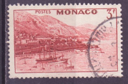 Monaco 1939-41 Y&T N°180 - Michel N°182 (o) - 3f Rade Et Vue De Monte Carlo - Gebraucht