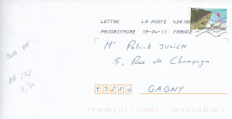 France 2011 AA 526 Fête Du Timbre Feuille En Surplomb / Sur Enveloppe Entière 04/2011 LOT A +++++ - Cartas & Documentos