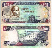 Jamaica 50 DOLLARS 2008 Year Pick 83c - UNC Bridge - Jamaica