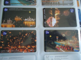 THAILAND USED 4  CARDS PIN 108 CULTURE FESTIVAL - Kultur