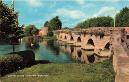 ROYAUME-UNI - Stratford-upon-Avon  - Clopton Bridge - Carte Postale Récente - Otros & Sin Clasificación