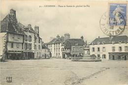 29  LESNEVEN - Place Et Statue Du Général Le Flo - Lesneven