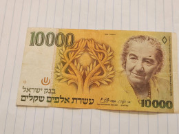 Israel-10.000 SHEKALIM-GOLDA MEIR-(1982-1986)(490)(BLACK-NUMBER)-(8565592500)-XXF-bank Note - Israel