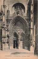 FRANCE - Strasbourg - La Cathédrale - Le Grand Portail - Carte Postale Ancienne - Strasbourg