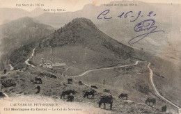 FRANCE - L'Auvergne Pitterosque - Montagnes Du Cantal - Le Col De Néromes - Troupeau De Vaches - Carte Postale Ancienne - Sonstige & Ohne Zuordnung