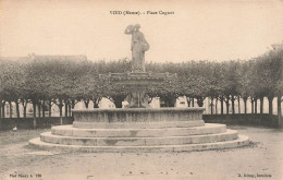 FRANCE - Void (Meuse) - Place Cugnot - Statue - Fontaine - Carte Postale Ancienne - Andere & Zonder Classificatie