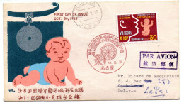 Carta Con Matasellos De 1965 Japon - Covers & Documents