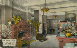 Hotel Van Dorn Entrance Lobby 1912 - Hotels & Restaurants