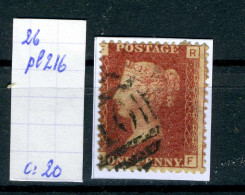 Grande-Bretagne    N° 26   Planche  216 - Used Stamps