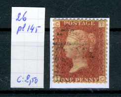 Grande-Bretagne    N° 26   Planche 145 - Used Stamps