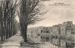 FRANCE - Quimper - Quai De L'Odet Et Les Allées De Locmaria - Carte Postale Ancienne - Quimper