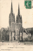 FRANCE - Quimper - Façade De La Cathédrale - Animé - Carte Postale Ancienne - Quimper