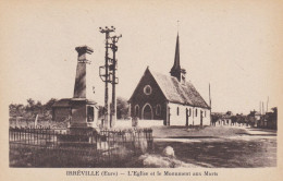 IRREVILLE ,,, L'eglise Et Le Monument Aux Morts - Other & Unclassified