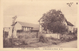 SAINT LOUBOUER Le Monument Et L'ecole - Other & Unclassified