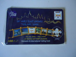 THAILAND USED RARE  CARDS  CARDS PIN 108 SCOUTS JAMPOREE - Thaïland