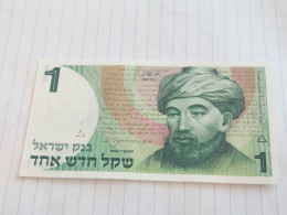 Israel-1 SHEQEL MAIMONIDES RAMBAM-(1986-1988)(497)(NO SIGNATURE)-(3904003530)-U.N.C-bank Note - Israël
