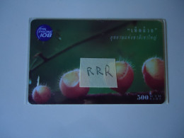 THAILAND USED  RRR  CARDS PIN 108  CACTUS  UNITS 500 - Bloemen