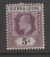 Sierra Leone, MH, 1904, Michel 62 - Sierra Leona (...-1960)