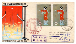 Carta De Japon De 1965 - Storia Postale