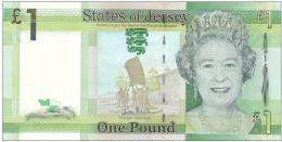 JERSEY 1 POUND   ND /2010  - UNC  Stronghold - Queen Elizabeth - Jersey