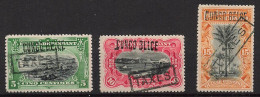 Timbre - Congo Belge - 1909 - COB TX 7/10* - Surcharge Locale - Cote 88 - Nuevos