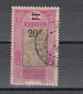 French Guinea - 1924 Views, 20Fr Surcharge On 5 Fr., Used (e-132) - Used Stamps