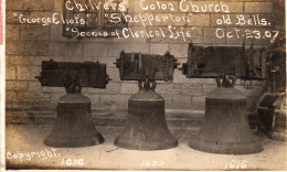 NUNEATON  Chilvers Cotton Church  "Shepperton" Old Bells  -  Beautiful Picture,  Oct 23 1907 - Surrey