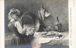 PEINTURES & TABLEAUX - Salon De 1907 - Gourmandise - René Chrétien - Carte Postale Ancienne - Peintures & Tableaux