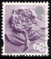 GREAT BRITAIN 2003 QEII 68p Deep Reddish Lilac & Silver SGEN16 FU - Engeland
