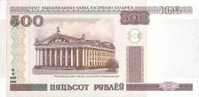 (!) Belarus -  500 Roubels 2000 Years - UNC  - Arhitekture - Belarus