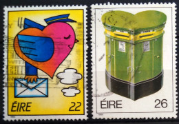 IRLANDE                      N° 587/588                      OBLITERE - Used Stamps